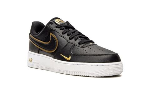 nike air force zwart met goud|nike air force 1.